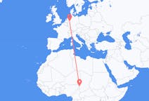Flyreiser fra N Djamena, til Münster