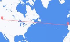 出发地 加拿大卡斯尔加目的地 西班牙圣地亚哥 － 德孔波斯特拉的航班