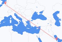 Vluchten van Bahrain Island naar Brussel