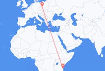 Flights from Zanzibar to Wrocław