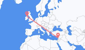 Flyg från Lebanon till Nordirland