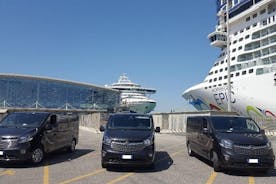 Transferência do porto de cruzeiros de Civitavecchia para Roma ou FCO