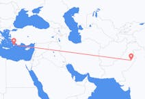 Flyreiser fra Faisalabad District, til Rhodes