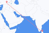 Flyreiser fra Sigiriya, til Diyarbakir