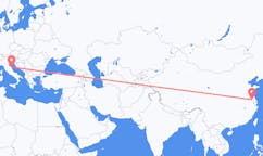 Flyreiser fra Yangzhou, Kina til Ancona, Italia