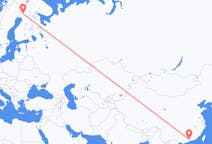 Flyrejser fra Guangzhou til Rovaniemi