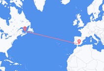 Flyreiser fra Les Îles-de-la-Madeleine, Quebec, Canada til Granada, Spania