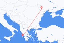 Flyrejser fra Kefallinia til Chișinău