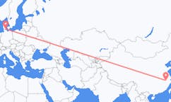 Flyreiser fra Huangshan, Kina til Sønderborg, Danmark