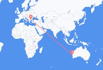 Flyg från Geraldton, Australien till Plovdiv, Bulgarien