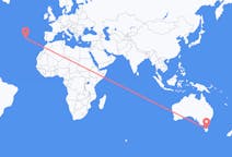 Flyrejser fra City of Launceston, Australien til Terceira, Portugal