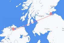 Lennot Derryltä, Pohjois-Irlanti Edinburghiin, Skotlanti