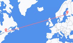 Flights from Plattsburgh to Tampere