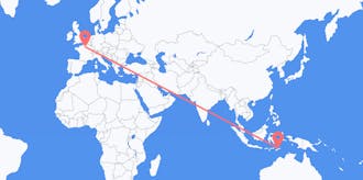 Flyrejser fra Timor-Leste til Frankrig