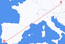 Lennot Brnosta, Tšekki Faron alueelle, Portugali