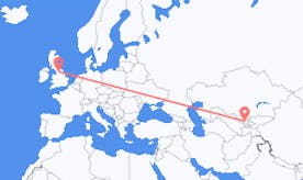 出发地 乌兹别克斯坦前往英格兰的的航班