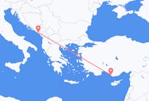 Flights from Gazipaşa to Tivat