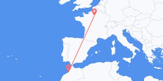 Flyg från Marocko till Frankrike