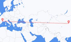 Flyrejser fra Hohhot, Kina til Montpellier, Frankrig