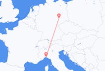Lennot Genovasta, Italia Leipzigiin, Saksa