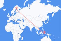 Flyreiser fra Ambon, Maluku, Indonesia til Uleåborg, Finland