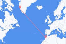 Flyreiser fra Marrakech, til Nuuk