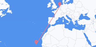 Flyreiser fra Kapp Verde til Nederland