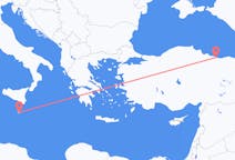 Flyrejser fra Ordu til Malta