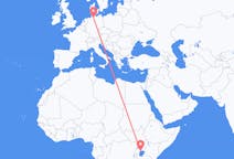 Flyrejser fra Entebbe til Hamborg