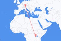 Flyrejser fra Kigali til Innsbruck