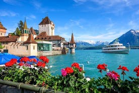 Lake Thun og Lake Brienz Day Pass miði fyrir Lake Boat Cruises