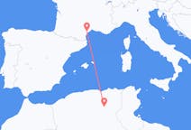 Flyrejser fra Biskra, Algeriet til Aspiran, Frankrig