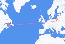 Flyreiser fra Les Îles-de-la-Madeleine, Quebec, til Warszawa
