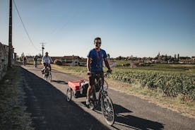 Tour de un día en bicicleta eléctrica Saint-Emilion con degustaciones de vino y almuerzo