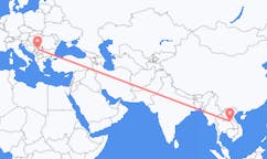 Flyreiser fra Sakhon Nakhon, Thailand til Kraljevo, Serbia