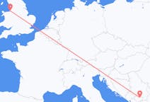 Flyreiser fra Liverpool, til Priština