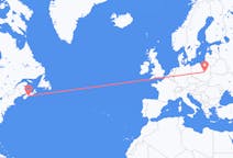 Flyrejser fra Halifax til Warszawa