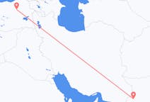 Flyreiser fra Turbat, til Erzurum