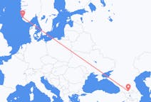 Flyrejser fra Tbilisi til Stavanger
