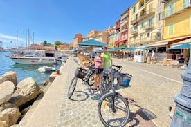 Excursão panorâmica de bicicleta elétrica da Riviera Francesa saindo de Nice