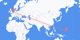 Voos da Micronésia para os Países Baixos