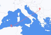 Flyg från Béjaïa, Algeriet till Kraljevo, Serbien