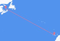 Vols des Îles de la Madeleine, Québec, le Canada vers Santa Cruz de Ténérife, Espagne