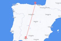 Vluchten van Sevilla, Spanje naar Santander, Spanje