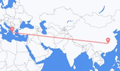 Lennot Yueyangista, Kiina Kefalliniaan, Kreikka