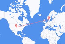Lennot McCookilta, Yhdysvallat Göteborgiin, Ruotsi