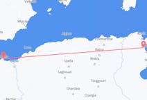 Lennot Enfidhasta, Tunisia Melillalle, Espanja