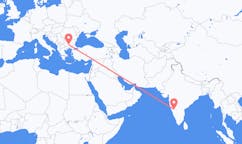 Flyg från Hubli-Dharwad, Indien till Plovdiv, Bulgarien