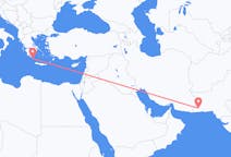 Рейсы из Турбата, Пакистан на Киферу, Греция