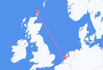 Loty z Kirkwall, Szkocja do Rotterdamu, Holandia